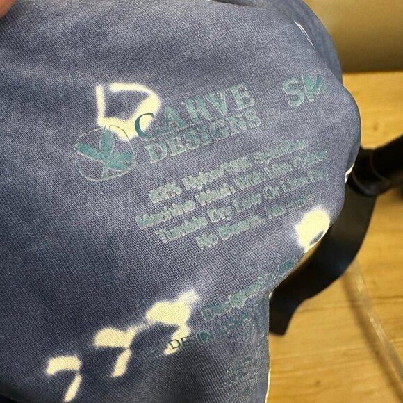 Carve Designs Womens Athletic V-Neck Swim Dress Blue Summer UPF Sun Protect Sz S - Picture 11 of 11